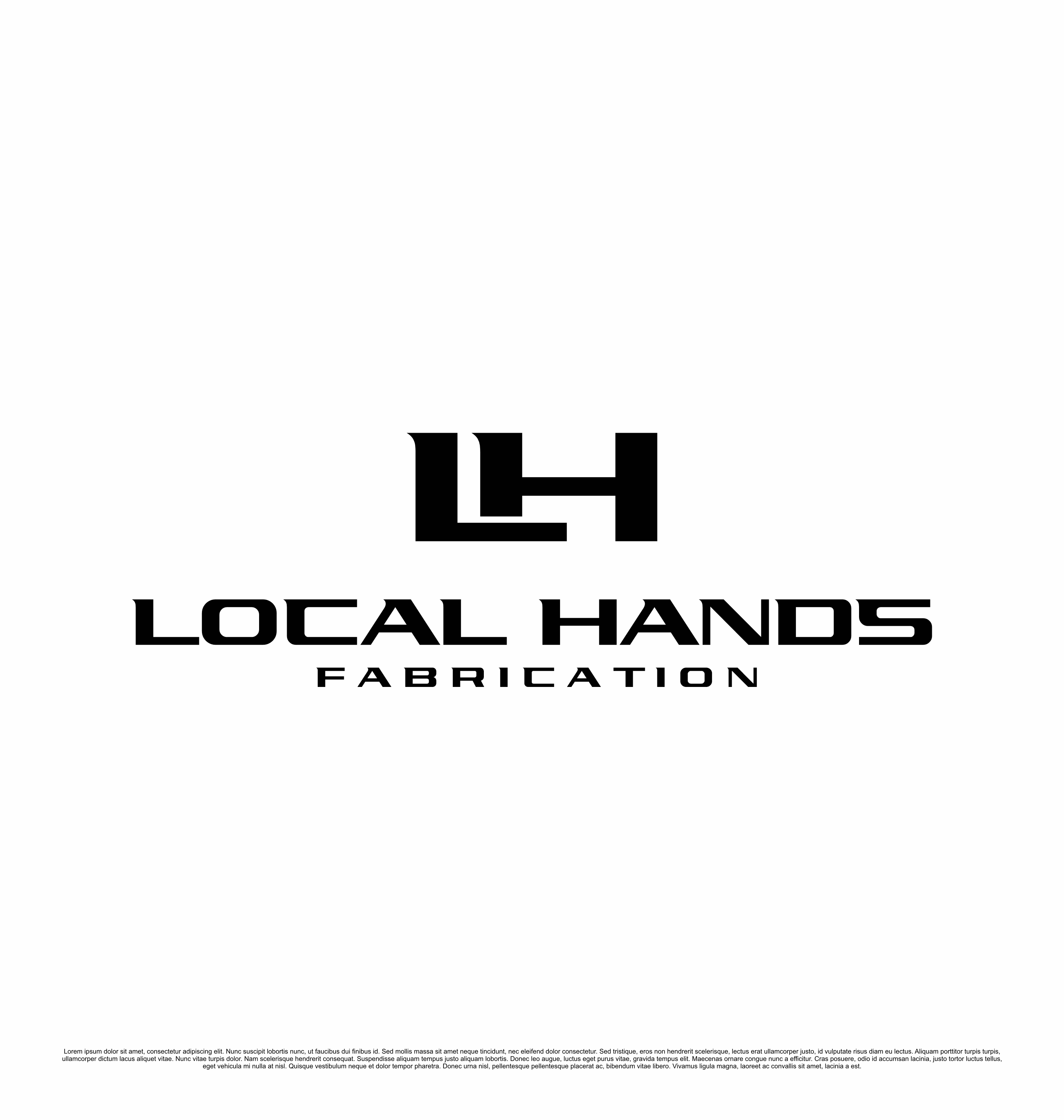Logo Design by saesean for Local hands fabrication | Design #35678949