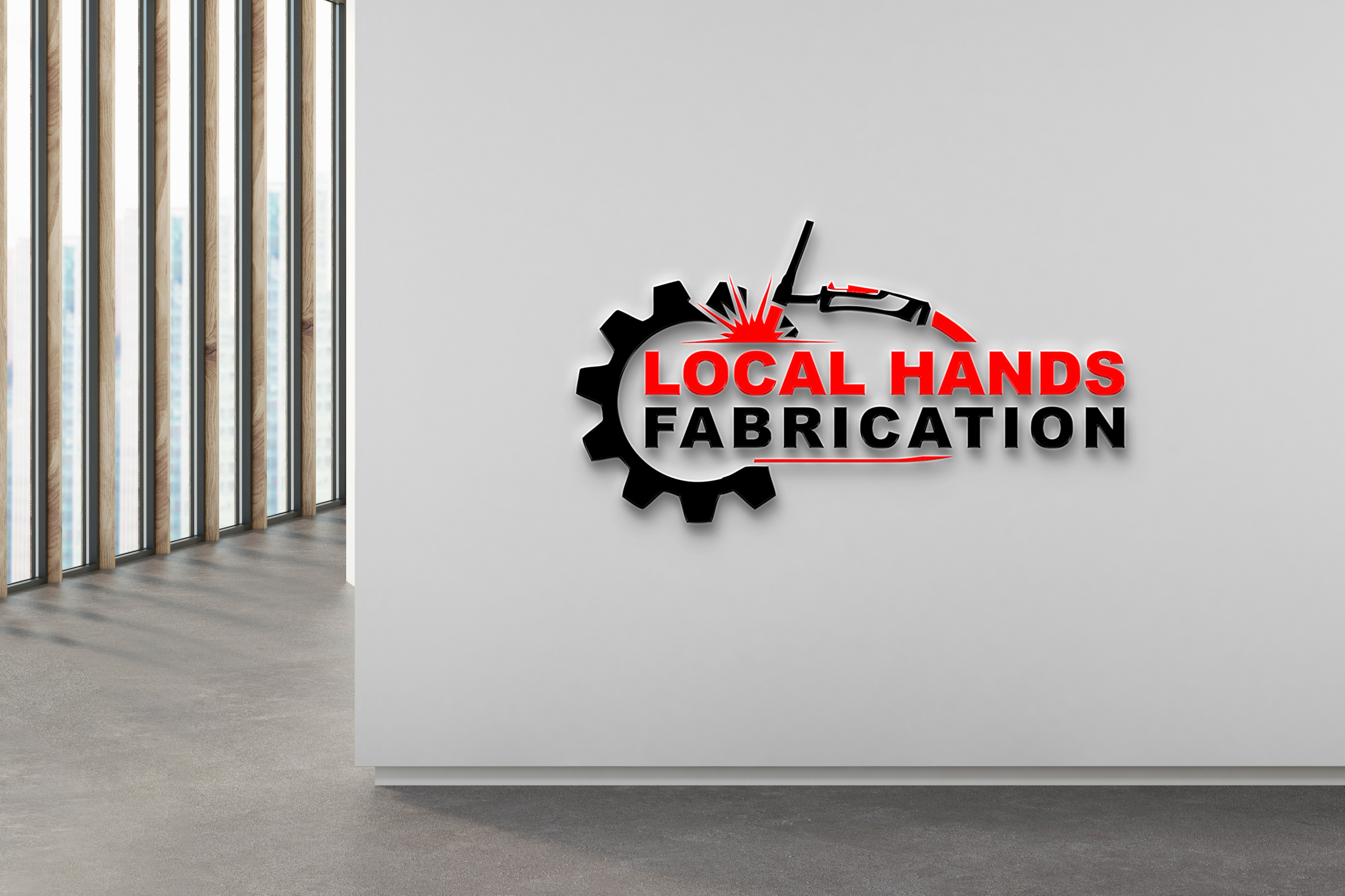 Logo Design by niajul hok for Local hands fabrication | Design #35689562