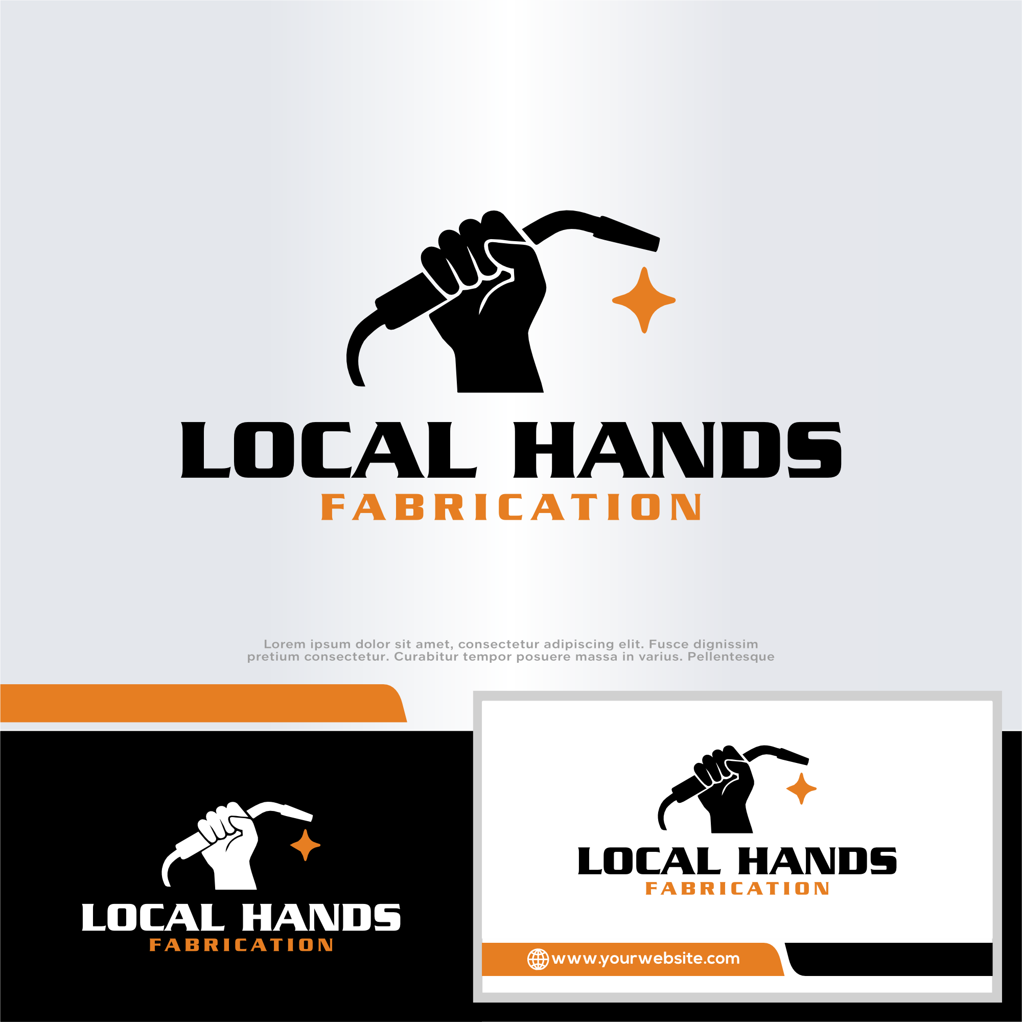 Logo Design by win it for Local hands fabrication | Design #35678899