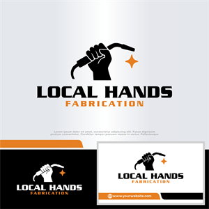 Logo Design by win it for Local hands fabrication | Design: #35678899