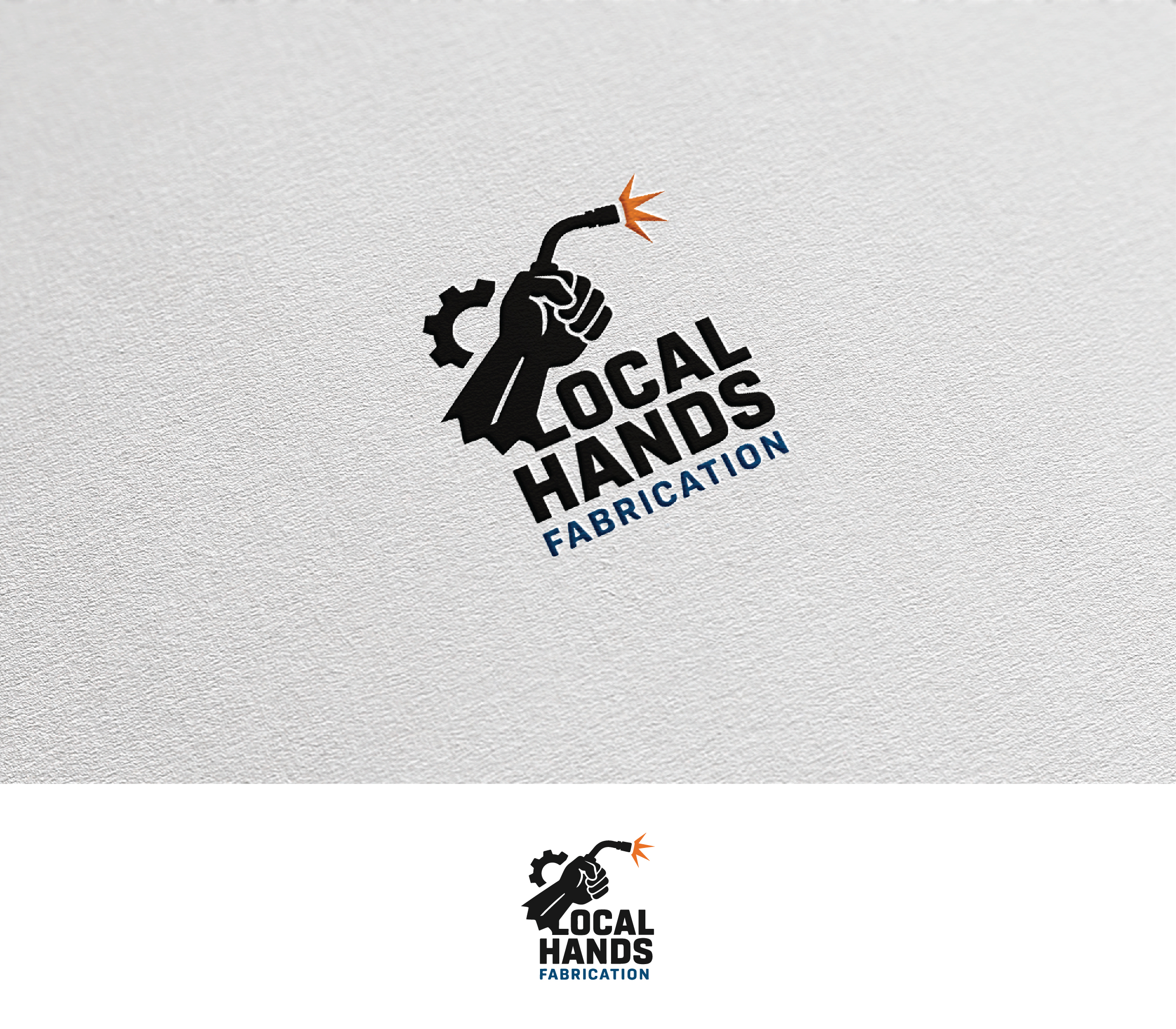 Logo Design by Afsana_Hoque for Local hands fabrication | Design #35683851