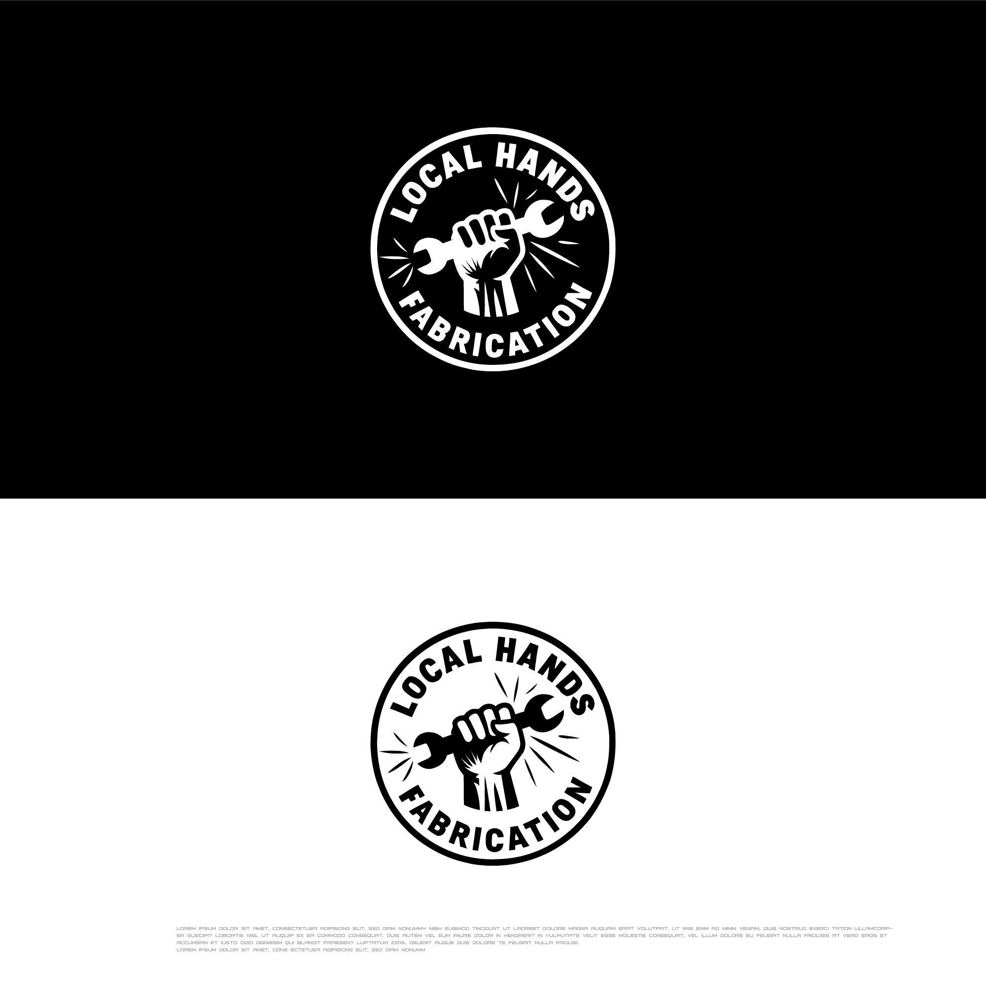 Logo Design by jijan for Local hands fabrication | Design #35685877