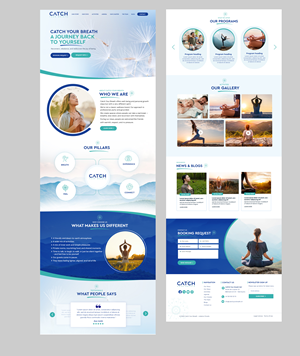 Web Design by Blue Sparrow for Catch Your Breath Sàrl | Design: #35815367