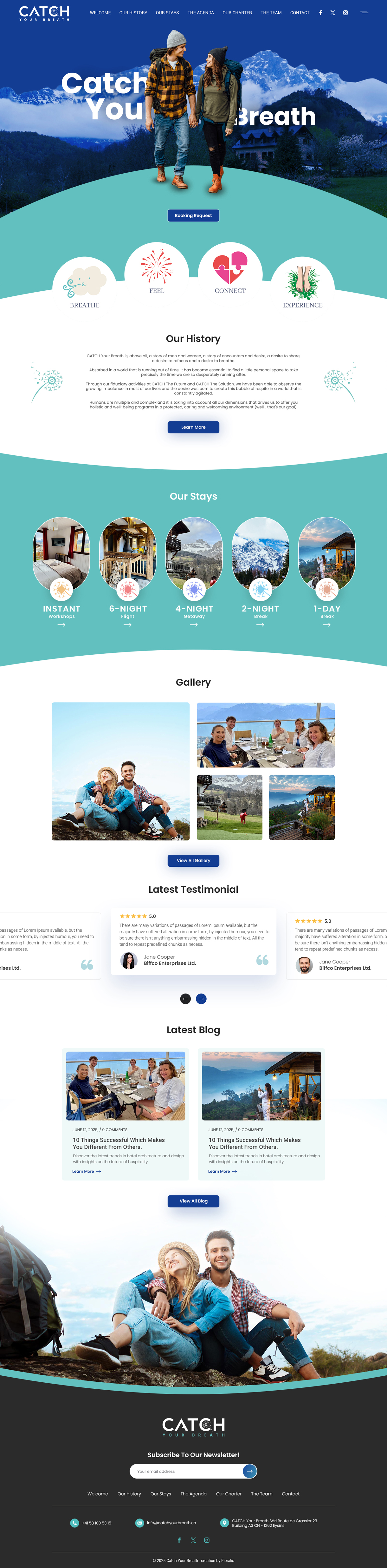 Web-Design von Anup Innovations für Catch Your Breath Sàrl | Design #35688796
