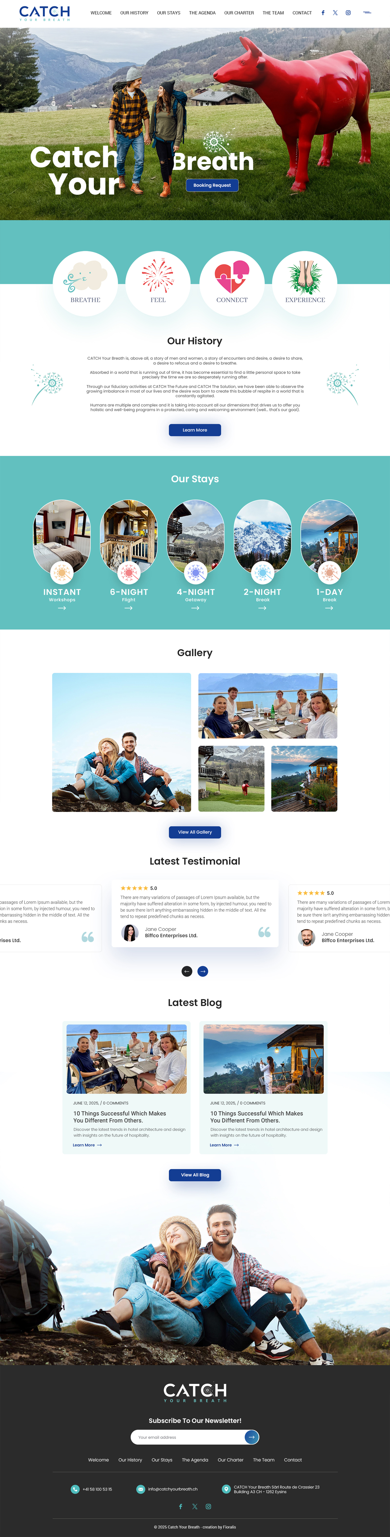 Web-Design von Anup Innovations für Catch Your Breath Sàrl | Design #35688798
