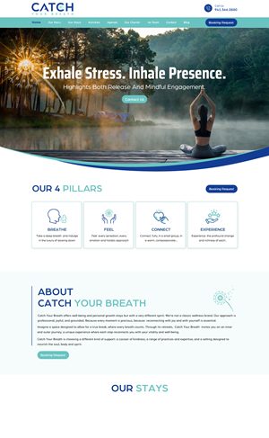 Web Design by harmi_199 for Catch Your Breath Sàrl | Design: #35701985