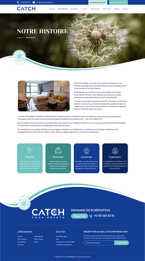 Web Design by Sbss for Catch Your Breath Sàrl | Design: #35875318