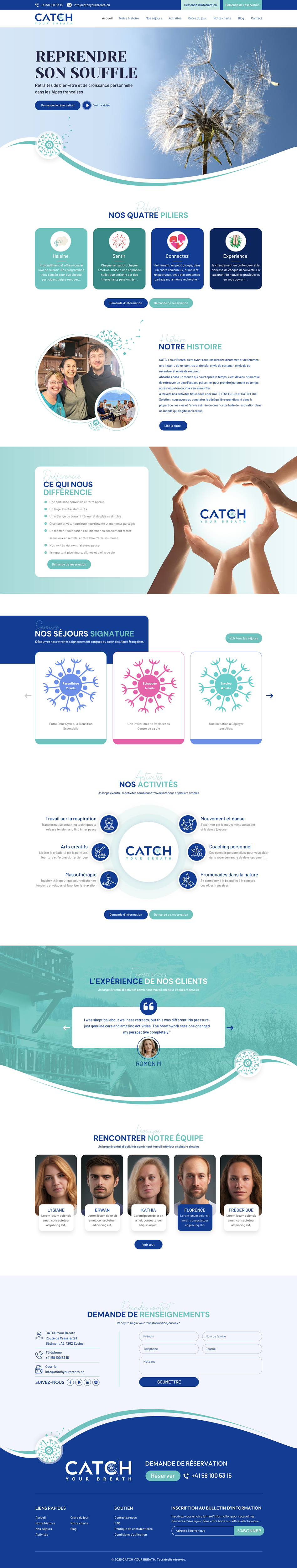 Web-Design von Sbss für Catch Your Breath Sàrl | Design #35883612