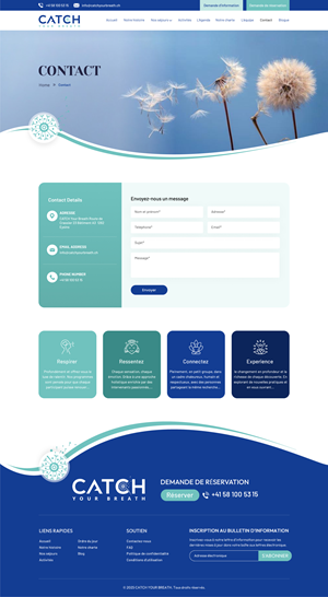 Web Design by Sbss for Catch Your Breath Sàrl | Design: #35884564