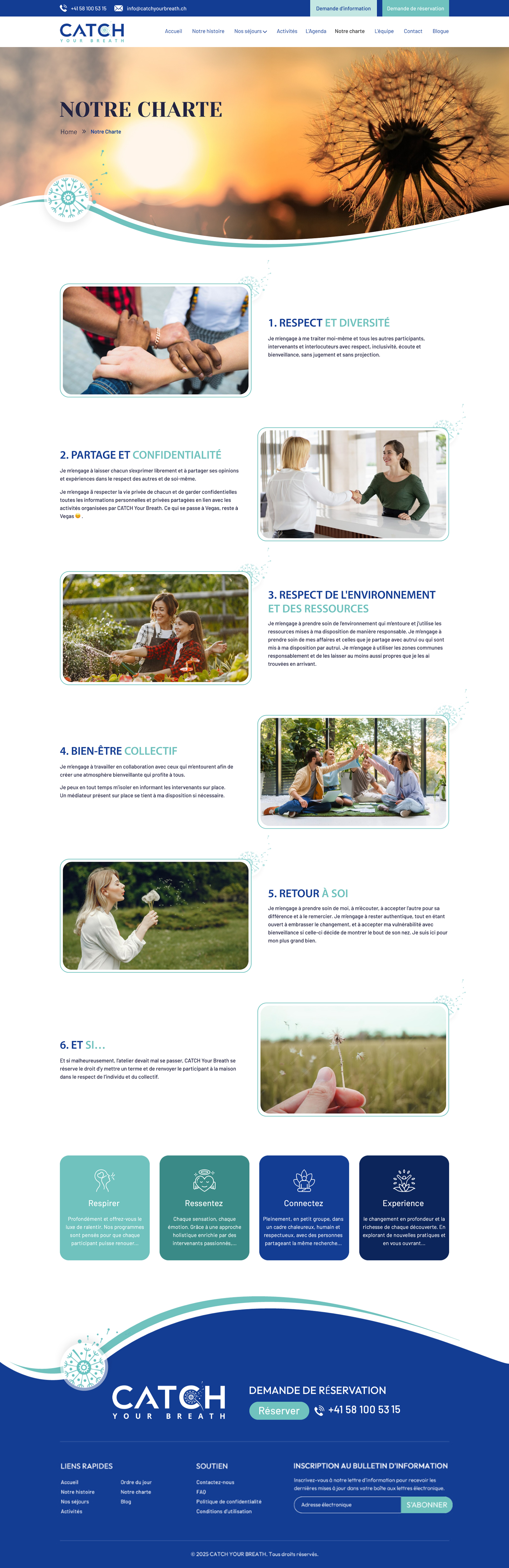 Web-Design von Sbss für Catch Your Breath Sàrl | Design #35884573