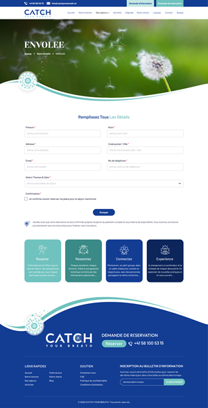 Web Design by Sbss for Catch Your Breath Sàrl | Design: #35884578
