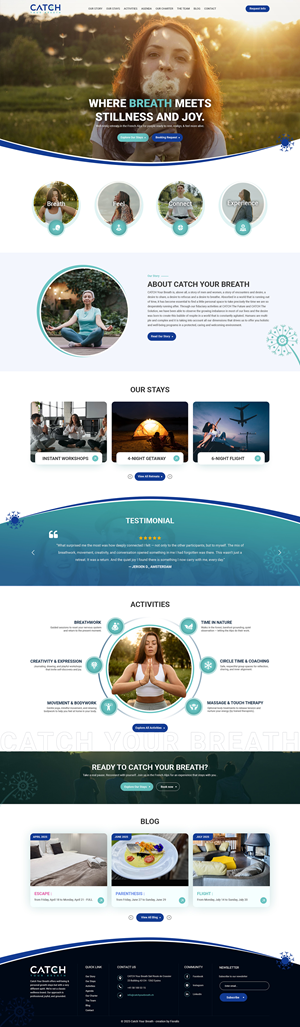 Web Design by creative.bugs for Catch Your Breath Sàrl | Design: #35695485