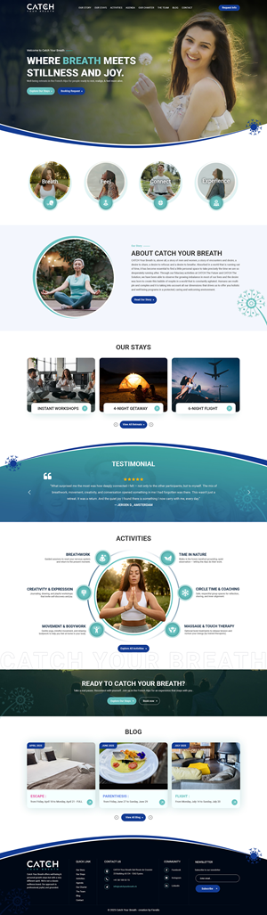 Diseño Web por creative.bugs para Catch Your Breath Sàrl | Diseño: #35695486