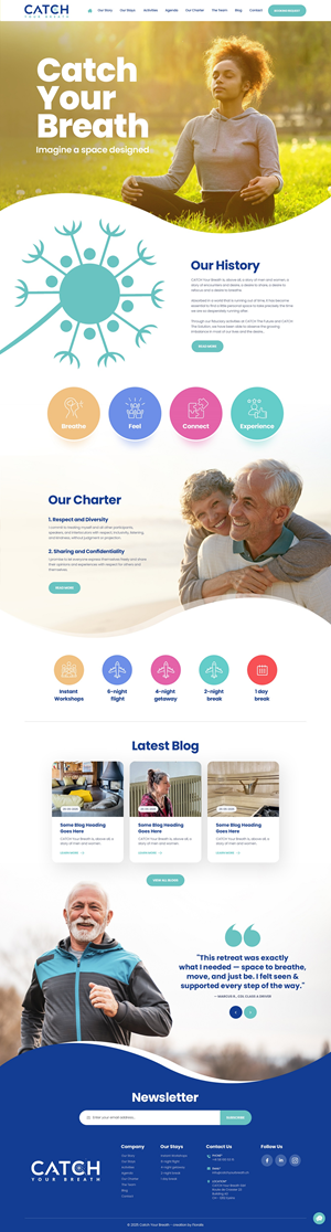 Diseño Web por nzdesigners para Catch Your Breath Sàrl | Diseño: #35683733