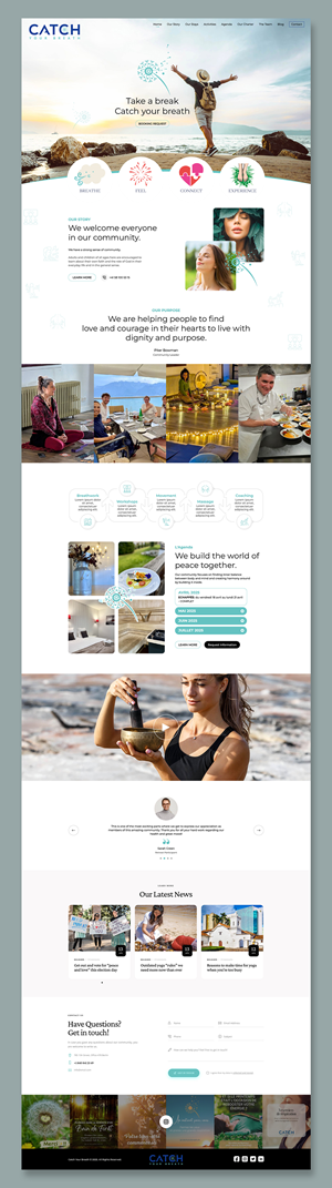 Web Design by Titan Solbiz for Catch Your Breath Sàrl | Design: #35684641