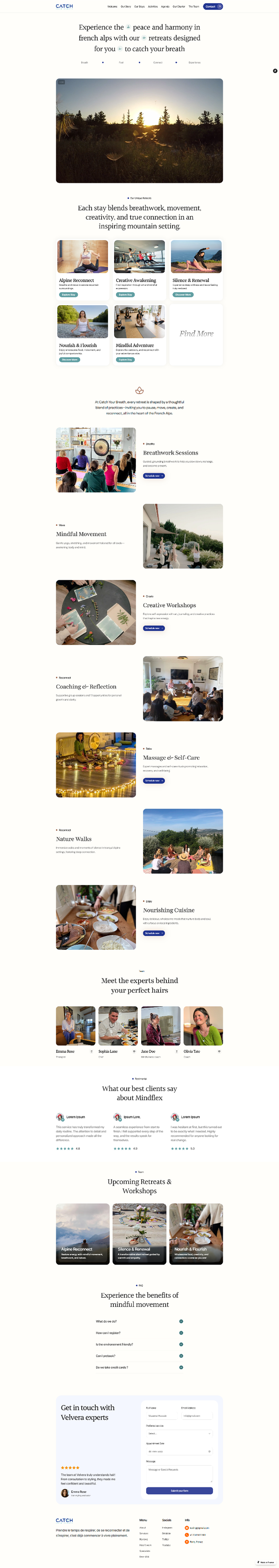 Web Design by Ron.IT for Catch Your Breath Sàrl | Design #35716593