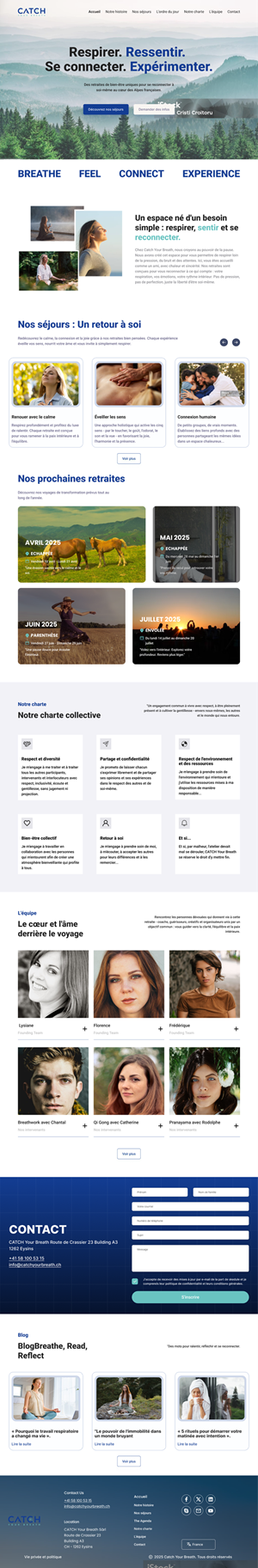 Diseño Web por Taufik H para Catch Your Breath Sàrl | Diseño #35702685
