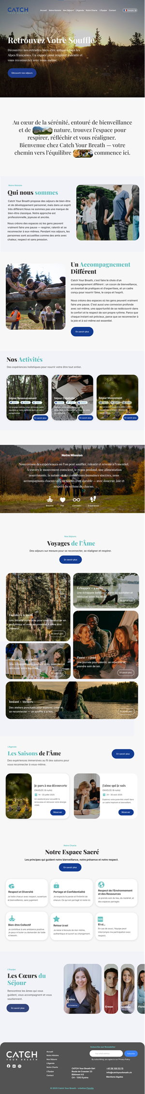 Web Design by Taufik H for Catch Your Breath Sàrl | Design: #35702765