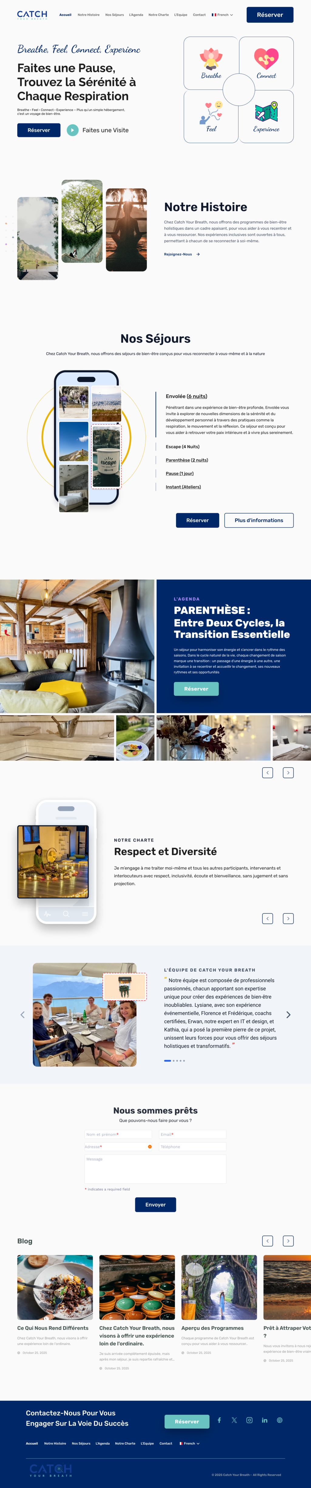 Web Design by Taufik H for Catch Your Breath Sàrl | Design #35702835