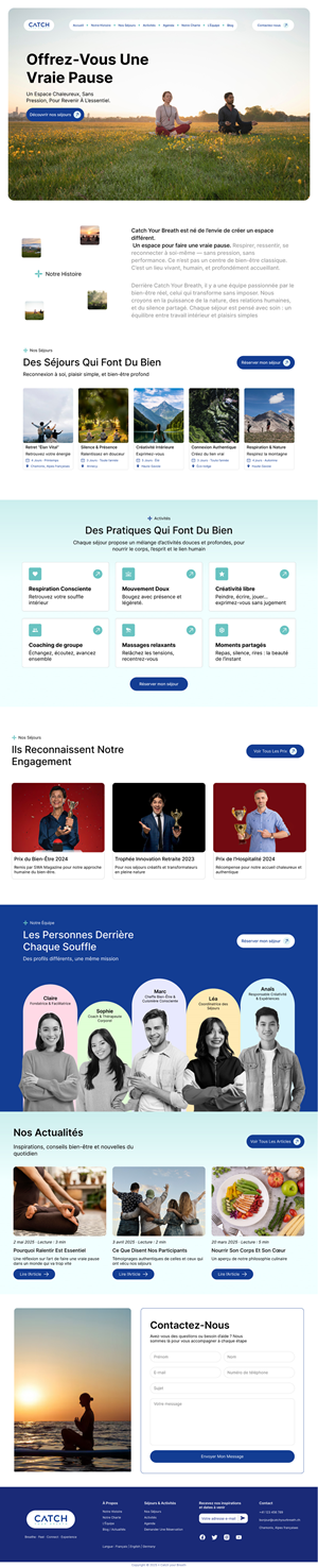 Web Design by Taufik H for Catch Your Breath Sàrl | Design: #35702854