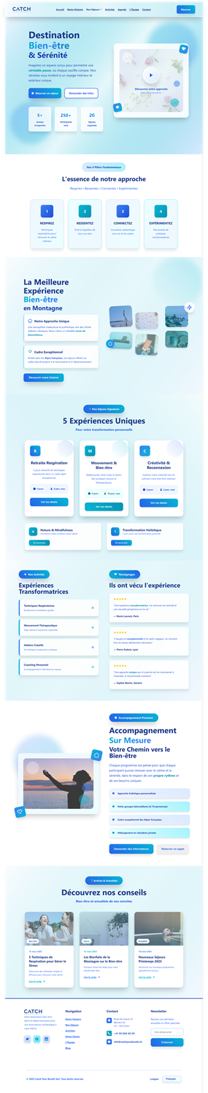 Web Design by Taufik H for Catch Your Breath Sàrl | Design: #35702920