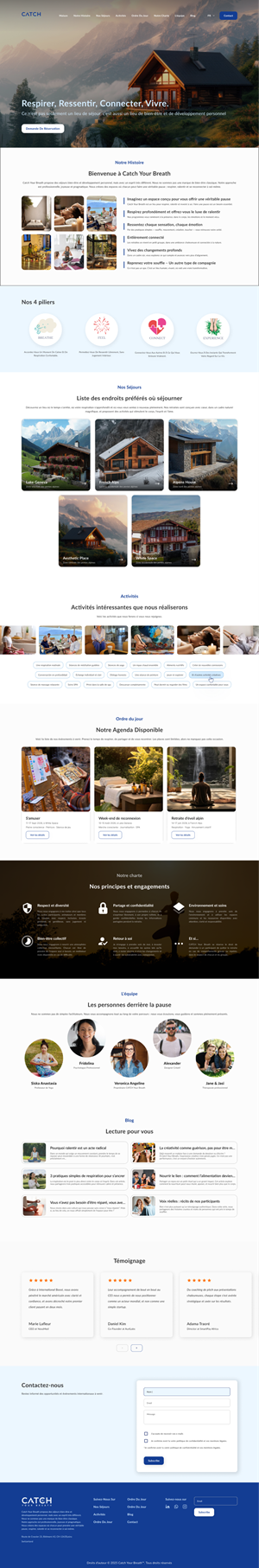 Web Design by Taufik H for Catch Your Breath Sàrl | Design: #35703001