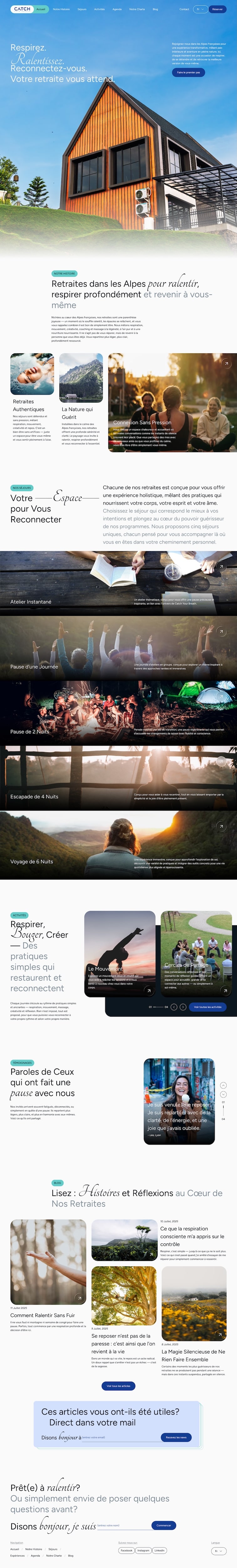 Web-Design von Taufik H für Catch Your Breath Sàrl | Design #35703121