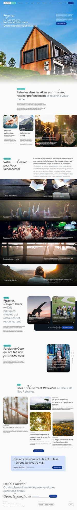 Web Design by Taufik H for Catch Your Breath Sàrl | Design: #35703121