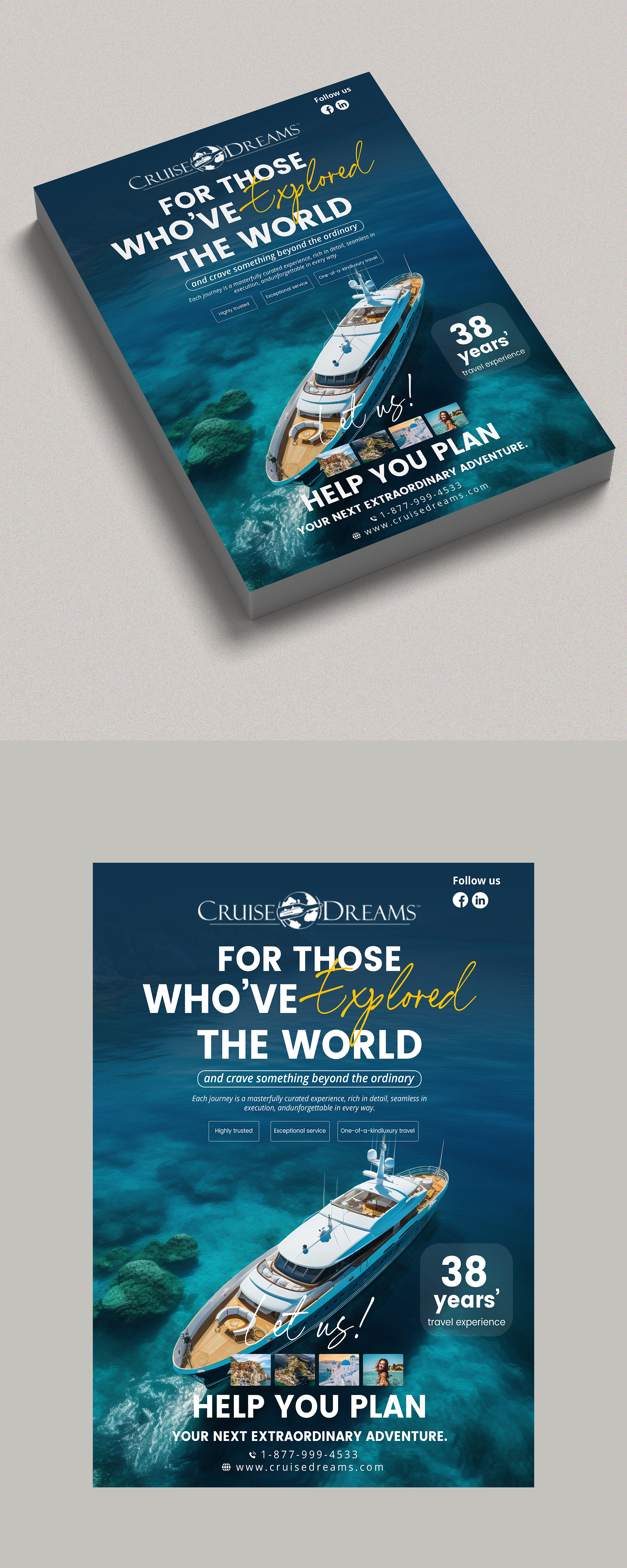 Advertisement Design by Design Motion for Cruise Dreams | Design #35700967