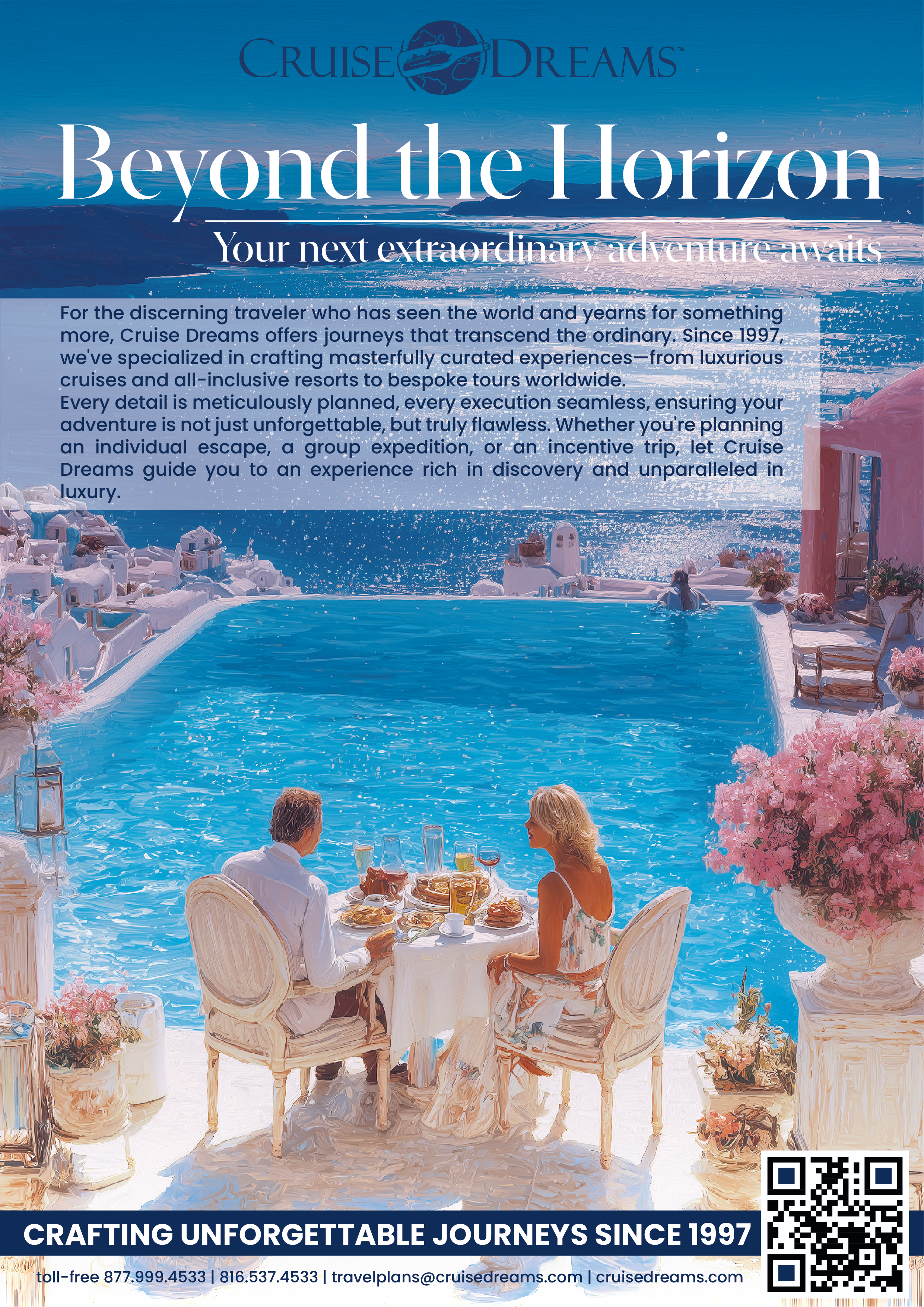Advertisement Design by Vyacheslav65 for Cruise Dreams | Design #35680012