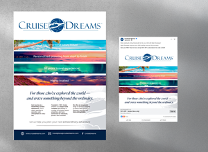 Advertisement Design by G Marchiori for Cruise Dreams | Design: #35712921