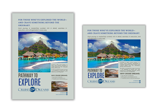 Advertisement Design by Custom A for Cruise Dreams | Design: #35718035