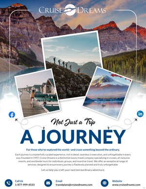 Advertisement Design by pb for Cruise Dreams | Design: #35690703