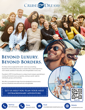 Advertisement Design by pb for Cruise Dreams | Design: #35690704
