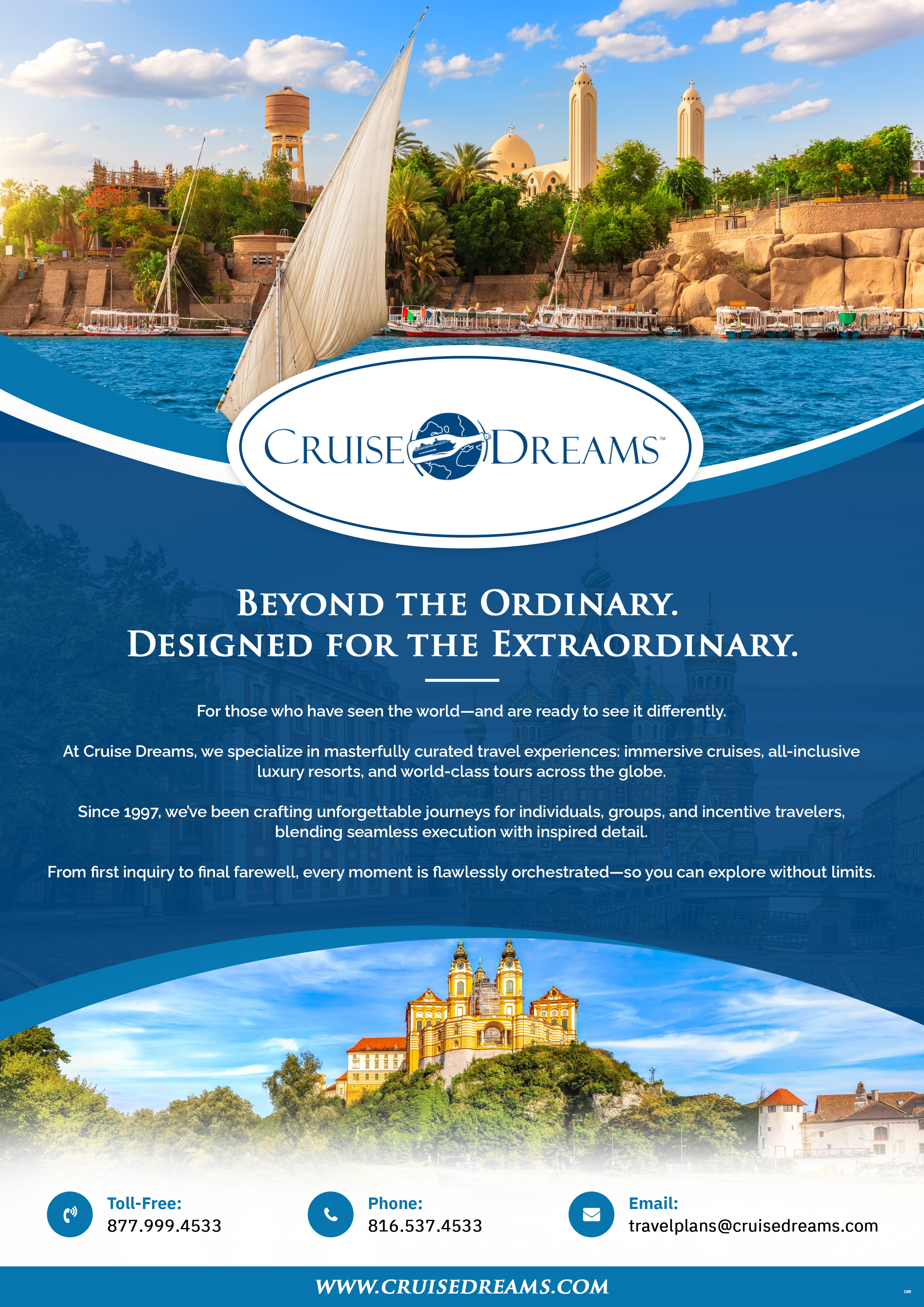 Advertisement Design by pb for Cruise Dreams | Design #35690709