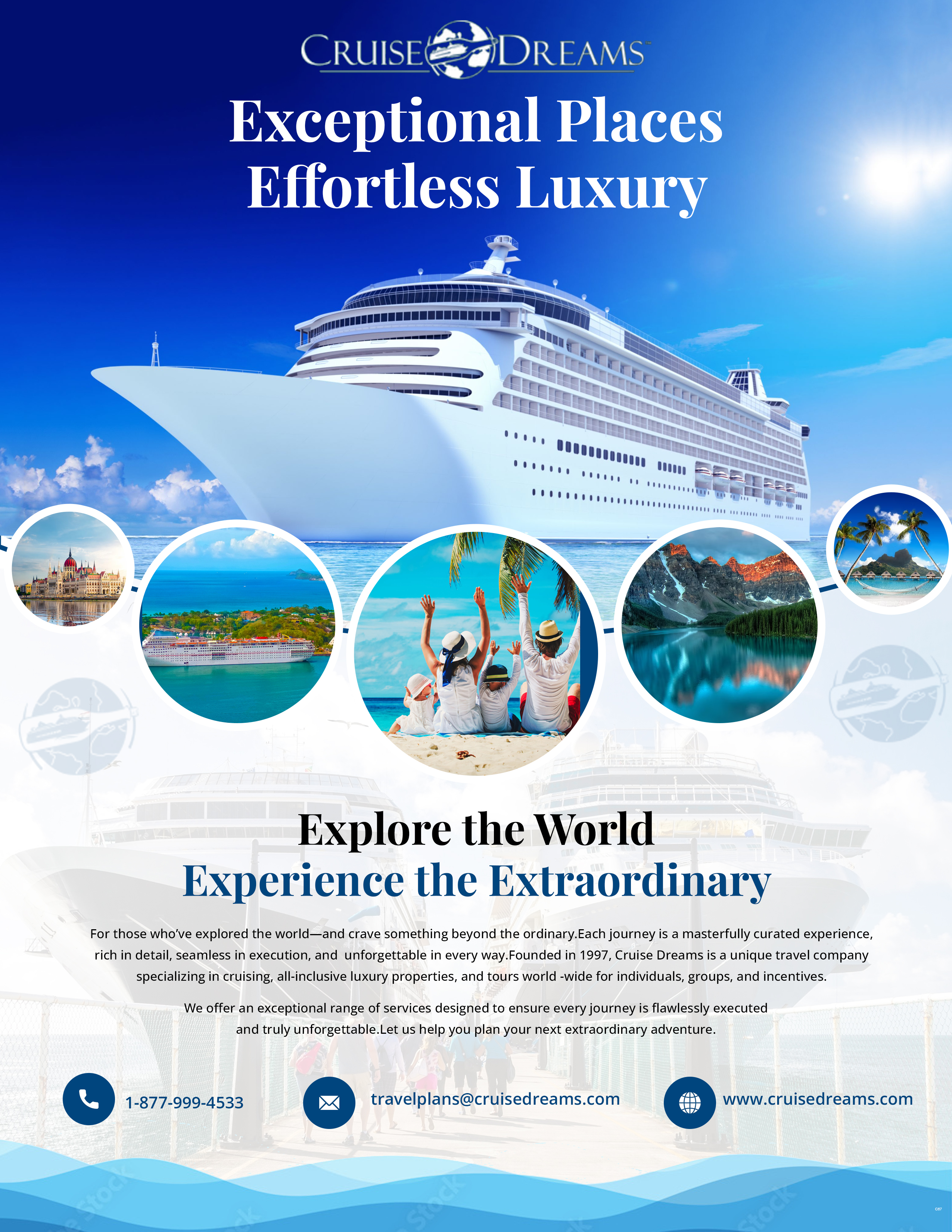 Advertisement Design by pb for Cruise Dreams | Design #35690712