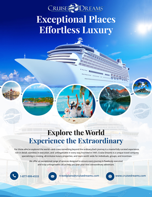 Advertisement Design by pb for Cruise Dreams | Design: #35690712