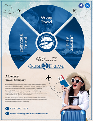 Design Publicitaire par pb pour Cruise Dreams | Design : #35690725