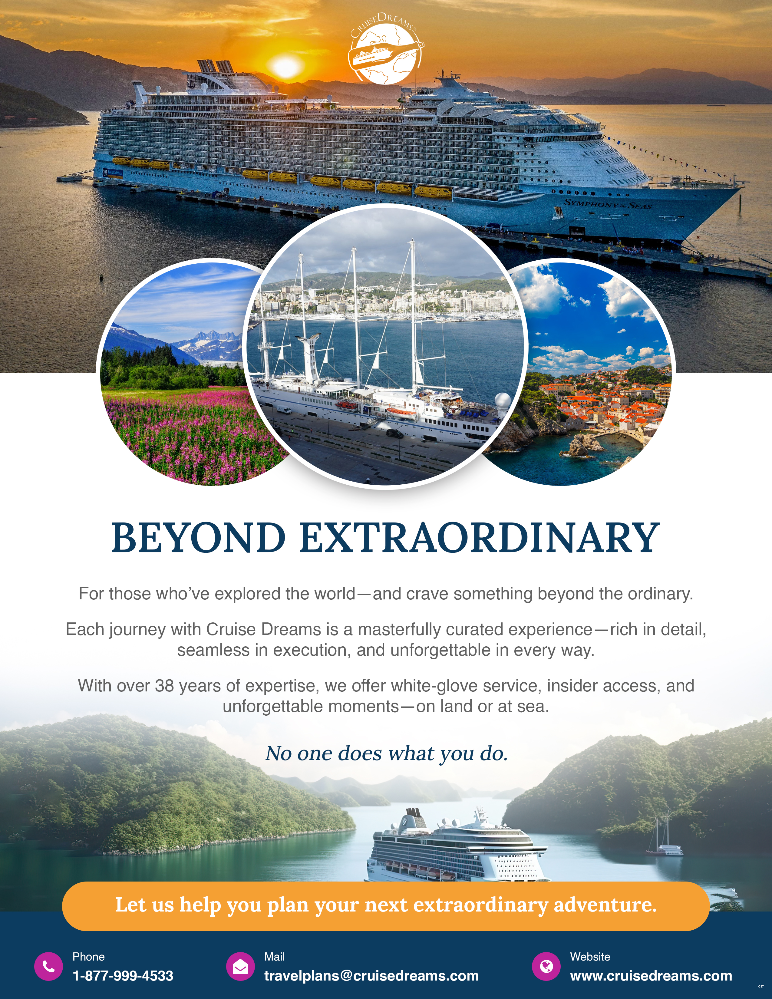 Advertisement Design by pb for Cruise Dreams | Design #35690727