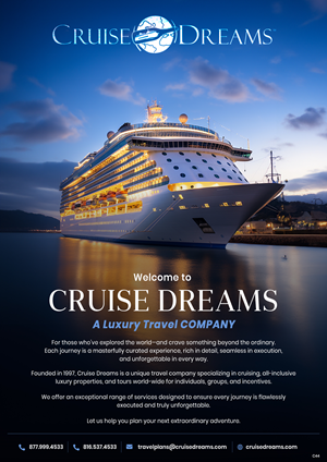 Advertisement Design by pb for Cruise Dreams | Design: #35698631