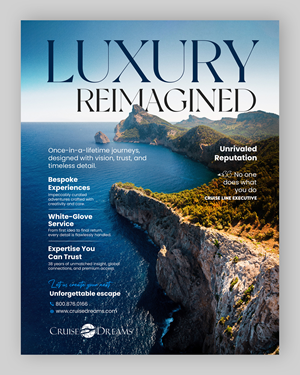 Design Publicitaire par debdesign pour Cruise Dreams | Design : #35682115