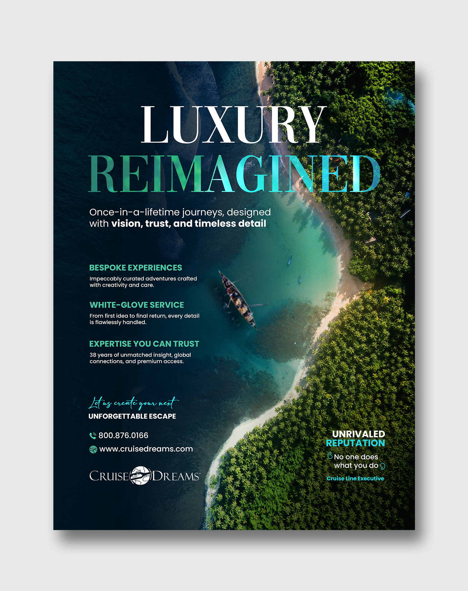 Advertisement Design by debdesign for Cruise Dreams | Design #35682122