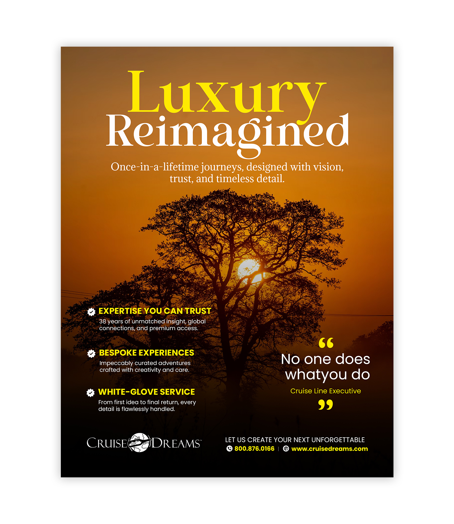 Advertisement Design by debdesign for Cruise Dreams | Design #35682195