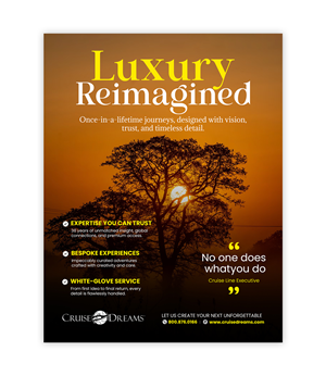 Design Publicitaire par debdesign pour Cruise Dreams | Design : #35682195