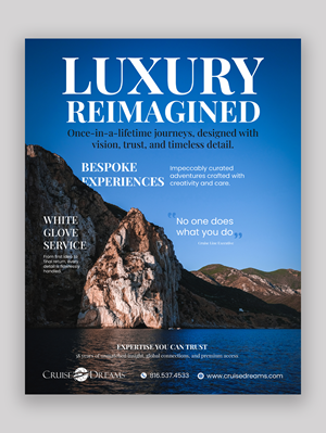 Advertisement Design by debdesign for Cruise Dreams | Design: #35682495
