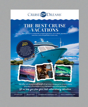 Design Publicitaire par Stan$oul pour Cruise Dreams | Design : #35679579