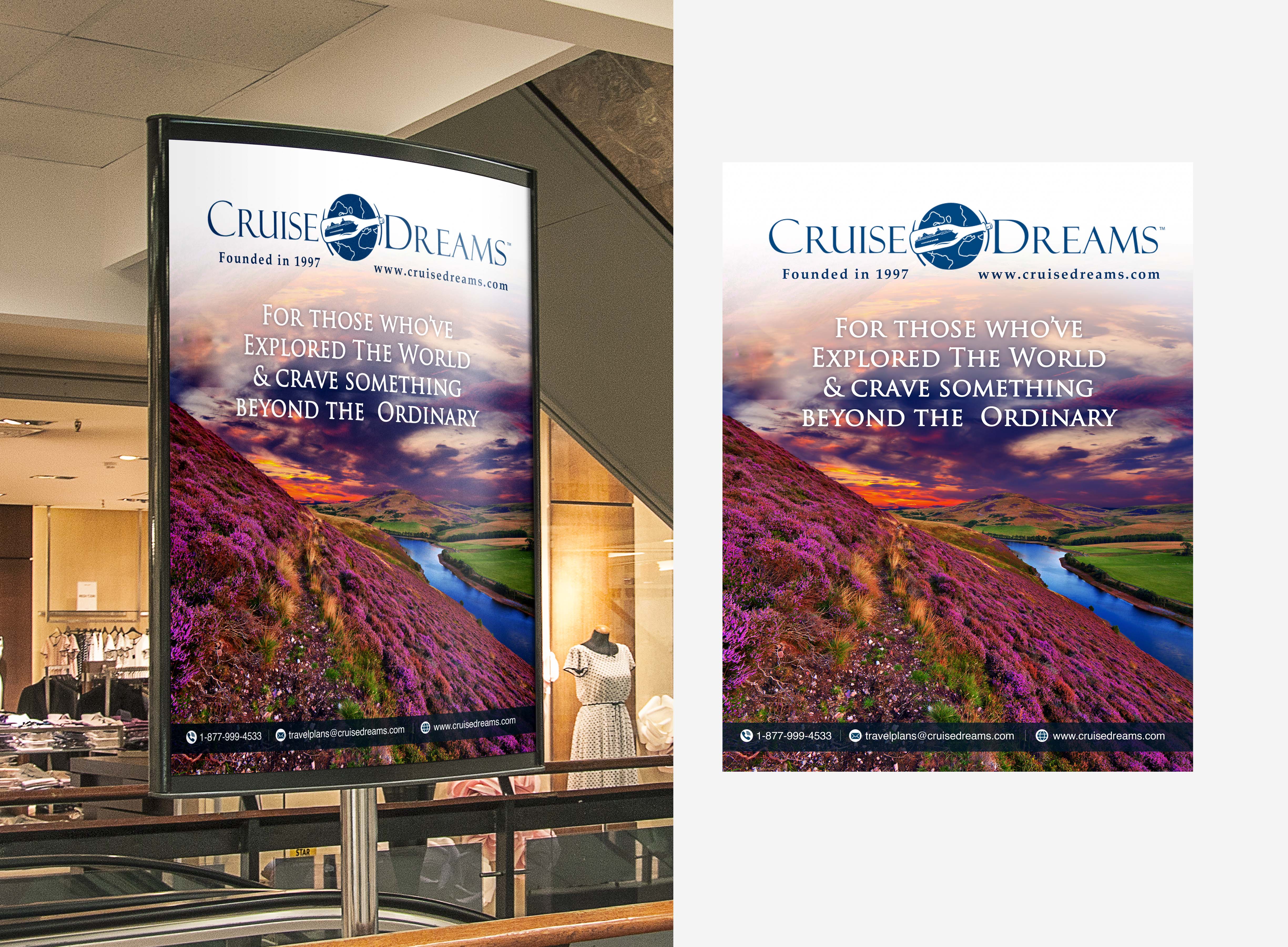 Advertisement Design by SAI DESIGNS for Cruise Dreams | Design #35690097