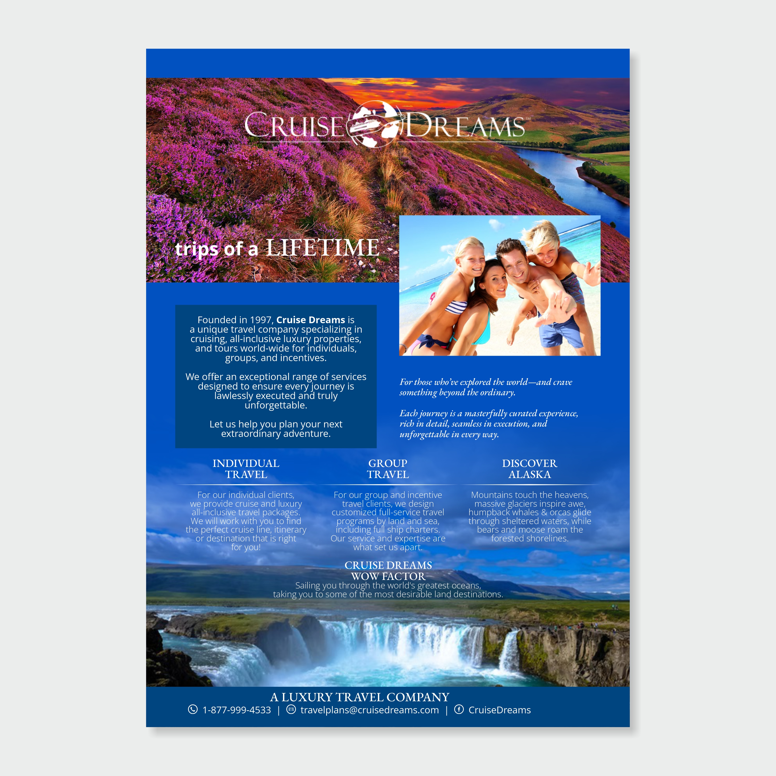 Advertisement Design by barinix for Cruise Dreams | Design #35678666