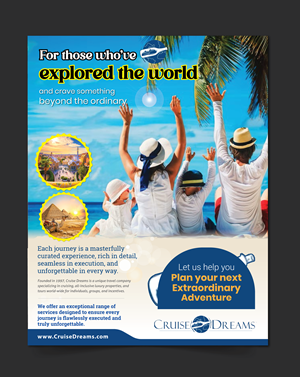 Advertisement Design by meet007 for Cruise Dreams | Design: #35710812