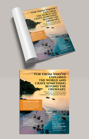 Advertisement Design by Dzhafir for Cruise Dreams | Design: #35682588